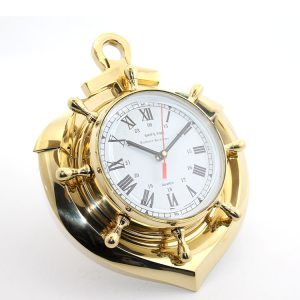 Pirinç Çapa Tasarımlı Dümenli Saat