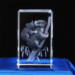 3d Kristal Koala Modeli