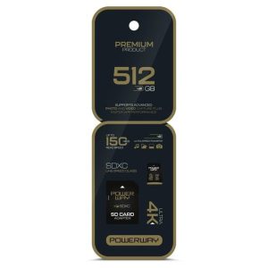 Powerway Premium 512 Gb 150mb/s Ultra Hızlı 4k Destekli Sdxc Hafıza Kartı