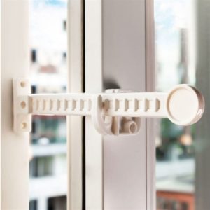 Bebek Çocuk Evcil Hayvan Güvenlik Ayarlanabilir Koruyucu Pencere Havalandırma Kilidi (5296)