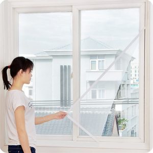 Tüm Cam Pencere Kapılara Uyumlu Tek Kanat Pencere Sinekliği (5296)