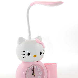 Hello Kitty Masa Lambası Saat Ve Kalemlik Alk2584