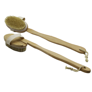 ELE GEÇMELİ - SAPLI AHŞAP SIRT KESESİ DUŞ FIRÇASI LİFİ (5296)