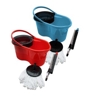 18LT---ŞİRİNK--- RENKLİ OTOMATİK DÖNERLİ KOVA MOP TEMİZLİK SETİ (5296)