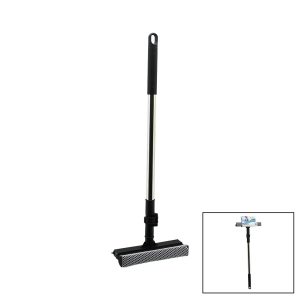 2İN1 BAŞLI=ÇEKPAS - FİLE KAPLI SÜNGER ÇOK AMAÇLI YÜZEY TEMİZLİK MOP - CAMSİL KİLİTLİ UZAYAN METAL SAP=56-94CM (5296)