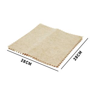 3 PCS 28X28CM YEŞİL LİF KABAK BİTİKİ ÜRETİMİ SAF DOĞAL TEMİZLİK BEZİ (5296)