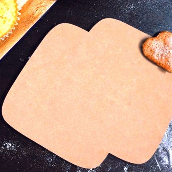 100 Adet Air Fryer Pişirme Kağıdı Tek Kullanımlık Yağ Su Geçirmez Yapışmaz Deliksiz Düz Kare Model (5296) - Görsel 4