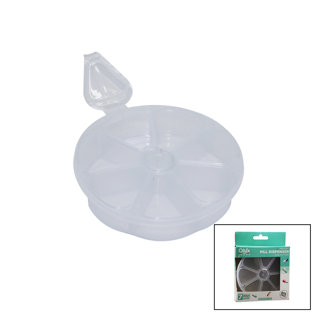 7 BÖLMELİ PLASTİK İLAÇ KUTUSU (5296)