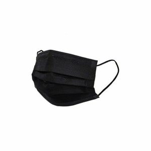 MEDİKAL 50PCS SİYAH CERRAHİ YÜZ MASKESİ (5296)