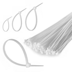 100 Adet Plastik Cırt Kelepçe Kablo Bağı Kablo Düzenleyici- 3.6 X 150 MM (5296)