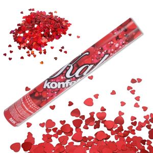 KONFETİ GÜLLÜ KALPLİ 30CM. (5296)