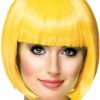 Sarı Renk Parti Peruğu Kısa Küt Saç (5296)