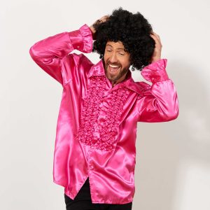 Siyah Renk Kıvırcık Afro Bonus Peruk (5296)