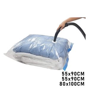 3LÜ SET VAKUMLU POŞET HURÇ 2 ADET XL= 55X90CM + 1ADET XXL= 80X100CM %75 YER TASARRUFU (5296)