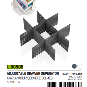 3 PARÇA AYARLANABİLİR ÇEKMECE BÖLMESİ (5296)