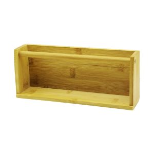 AHŞAP BAMBU  DUVAR RAFI   MIKNATISLI MONTAJ   10.2 X 25CM - Y: 5--6CM (5296)