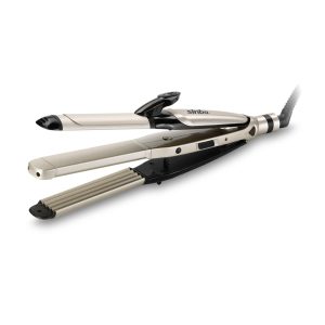 3İN1=DÜZLEŞTİRİCİ-MAŞA-GOFRE SAÇ DÜZLEŞTİRİCİ - ŞEKİLLENDİRİCİ MAKİNE SERAMİK KAPLAMA 360 DERECE KABLO SHD-7046 (5296)