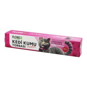 140 ADET KEDİ - EVCİL HAYVAN KUMU TORBASI PRATİK PUDRA KOKULU BÜZGÜLÜ - EXTRA GÜÇLÜ 82X50CM (5296)