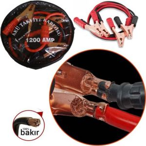 Akü Takviye Kablosu 1200 Amper (Taşıma Çantalı) (5296)