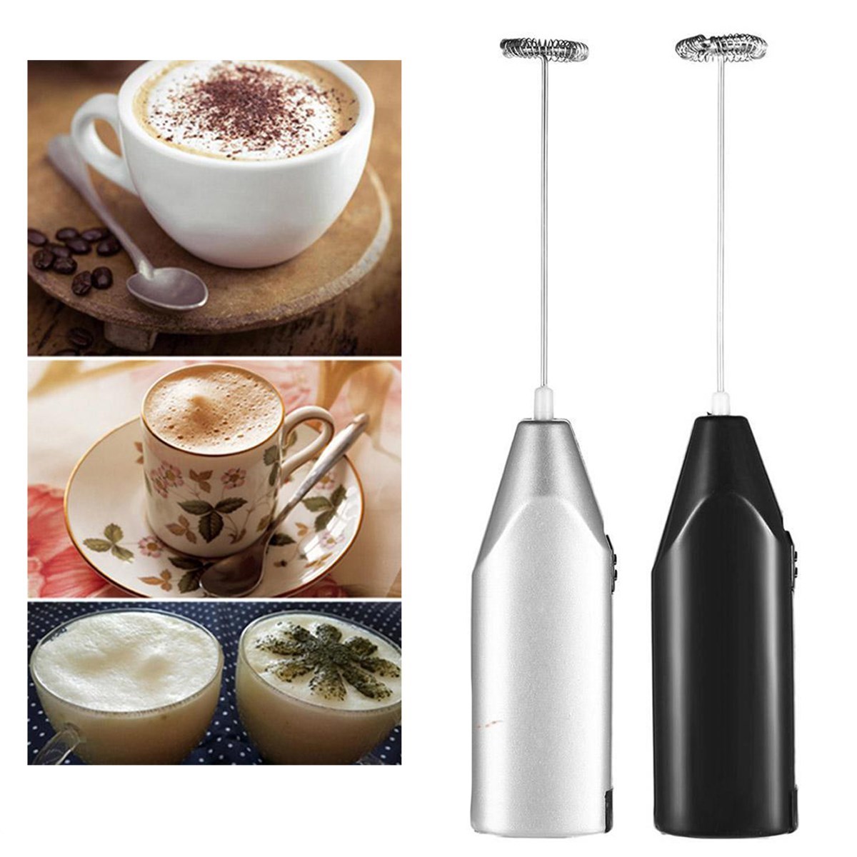 El Çırpıcısı Pilli Mini Portatif Mutfak Mikseri Köpürtme Aleti (5296) - Görsel 4