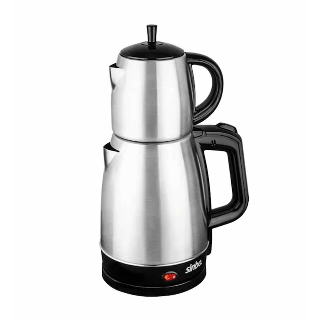 SİNBO STM-5831 ELEKTRİKLİ ÇELİK ÇAY MAKİNESİ ÇAYCI 1.7LT + 0.7LT ÇAY SÜZGEÇLİ (5296)