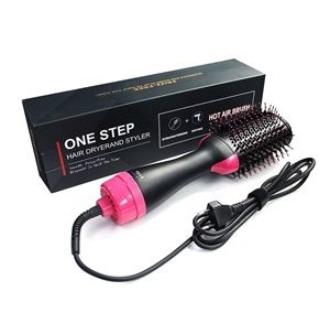 2İN1 ONE STEP KURUTMALI SAÇ DÜZLEŞTİRİCİ - ELEKTRİKLİ FÖN TARAK 1200W (5296)