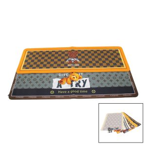 DİKDÖRTGEN RENKLİ DESENLİ - RESİMLİ SU EMİCİ - SİHİRLİ BANYO PASPASI ELASTİK 116 X 37.5CM (5296)