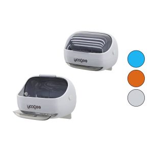 LÜX KATI SABUNLUK RENKLİ PLS MİKA KRİSTAL AÇ-KAPA PENCERELİ - ATIK SU ÇEKMECELİ YAPIŞKANLI MONTAJ (5296)