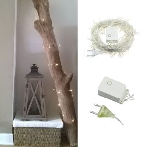 100 Ledli 8 Fonksiyonlu 10 Metre Led Aydınlatma Dekor Lambası (beyaz) (5296)