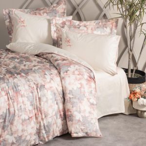 Çift Kişilik Elit Saten Nev Takımı Layana Pembe