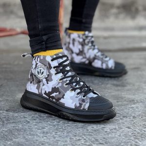 Acık Askeri Erkek Yarım Bilek Casual Ayakkabı