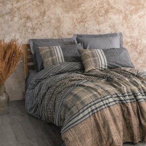 Toprak Timbre Antrasit Tek Kişilik Nev Takımı