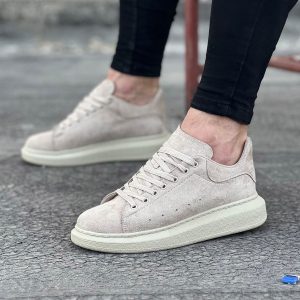Bej Süet Günlük Erkek Casual Ayakkabı