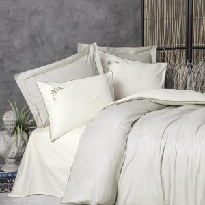 Çift Kişilik Elit Saten Nev Takımı Teresa Bej