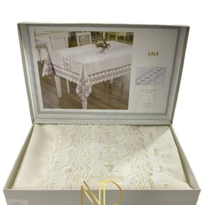 Masa Örtüsü Lale Krem