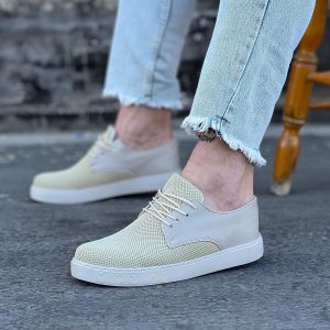 Bej Triko Erkek Casual Ayakkabı