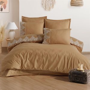 Çift Kişilik Butik Uyku Seti Osela V1 Zencefil