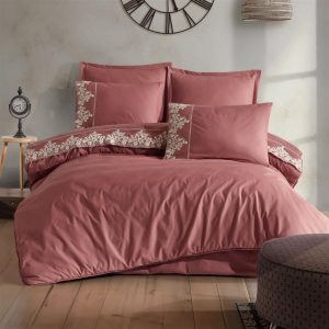 Çift Kişilik Butik Uyku Seti Osela V3 Kiremit