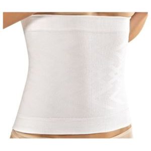 Beyaz Kadın Dikişsiz Bel Korse