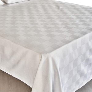 Tek Kişilik Pamuk Beyaz Tek Pike 160x240