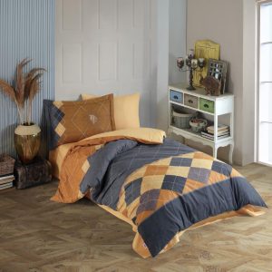 Tek Kişilik Poplin Nev Takımı Carilla Sarı