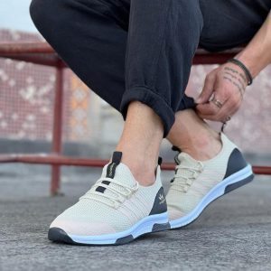 Bej Triko Erkek Spor Ayakkabı