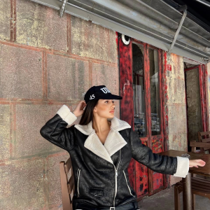 DERİ SÜET KRAŞLI İÇİ PELUŞLU KAPLAMA KABAN