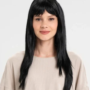 Siyah Renk Uzun Parti Peruğu