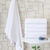 Otel Tipi 70x140 Banyo Havlusu Beyaz