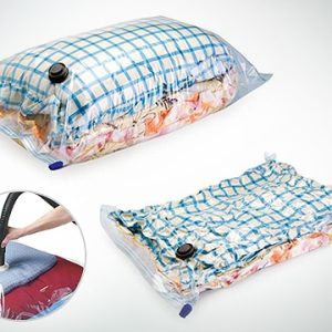 3 Adet 3 Boy Seyahat Tipi Kilitli Vakumlu Hurç - Sıkıştırmalı Valiz Hurcu