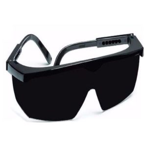 Korumalı Laboratuvar Gözlüğü Siyah / Çapak Gözlüğü