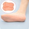 1 Çift Silikon Hava Alır Patik Silikon Ayak -Topuk Koruyucu Nemlendirici