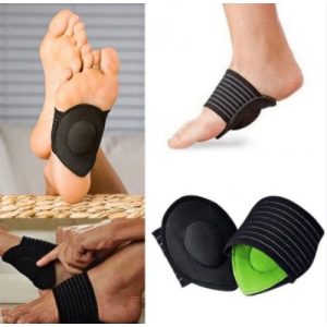 Siyah Ayak Boşluğu Destek Pedi Esnek Çift