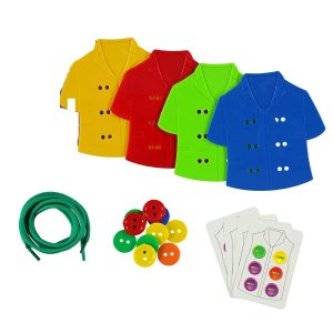 Düğme İlikleme Oyunu 3+ Yaş Aktivite Oyunu Eğlence Kutusu Eğitici Oyuncak